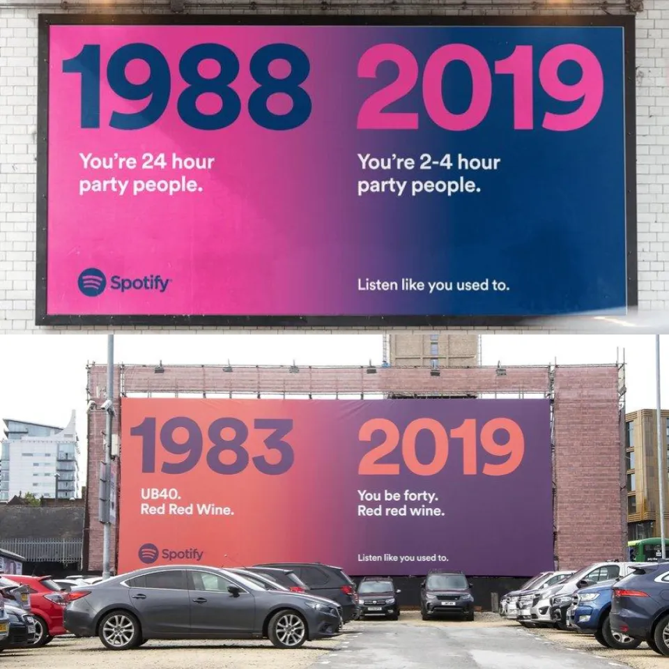 Listen Like You Used To campaign — Spotify